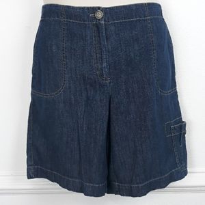 NWT J.JILL DENIM BERMUDA SHORTS SZ12